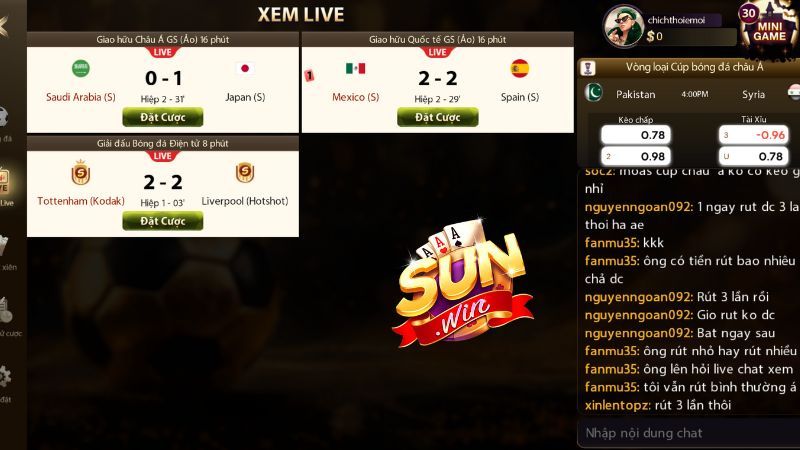 Các trò chơi thể thao Sunwin hấp dẫn