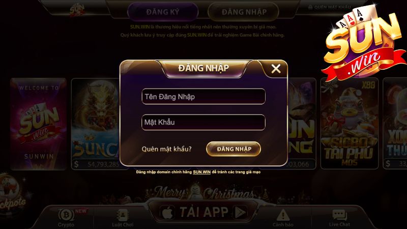 Điều Kiện Đăng Nhập Tài Khoản Sunwin