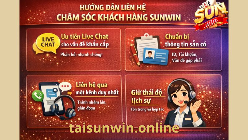 Hướng dẫn liên hệ Sunwin nhanh chóng và an toàn Hướng dẫn liên hệ Sunwin nhanh chóng và an toàn